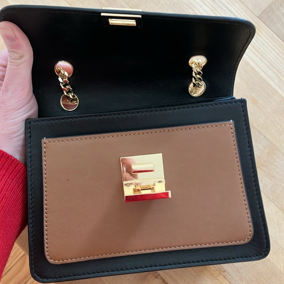 ANINE BING Mini Felix Bag Camel Colorblock - Picture 13 of 15